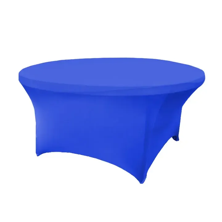 Spandex Round Royal blue 