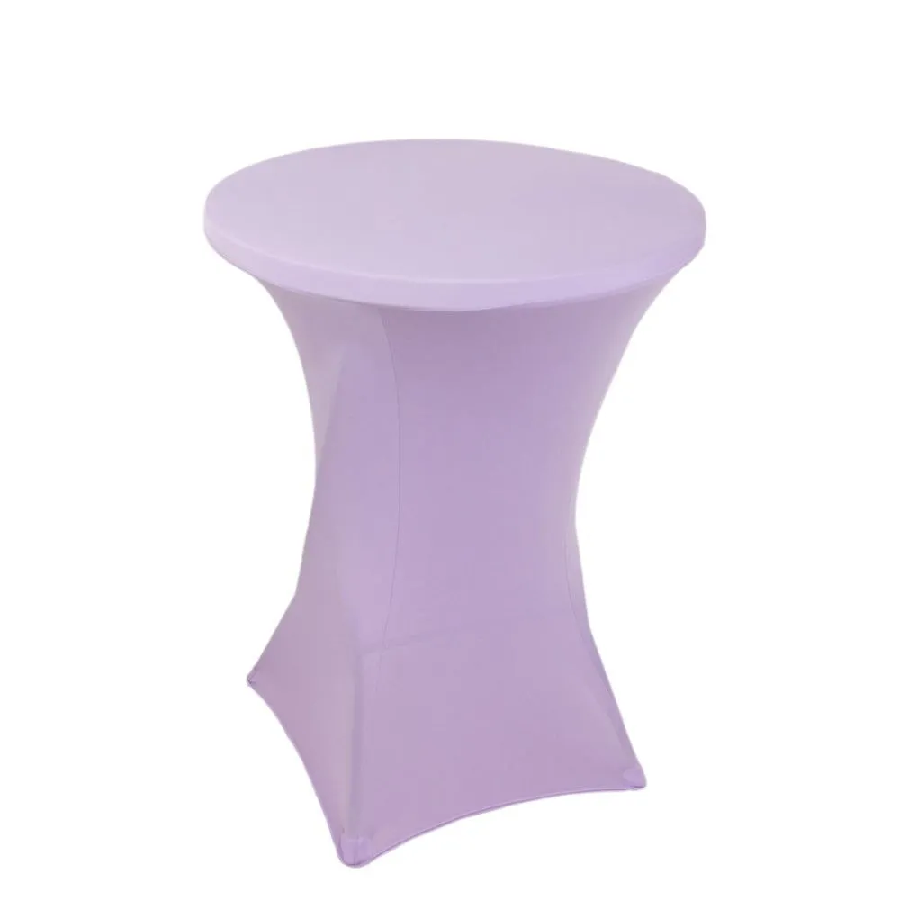 Cocktail Table Spandex Cover Purple Light