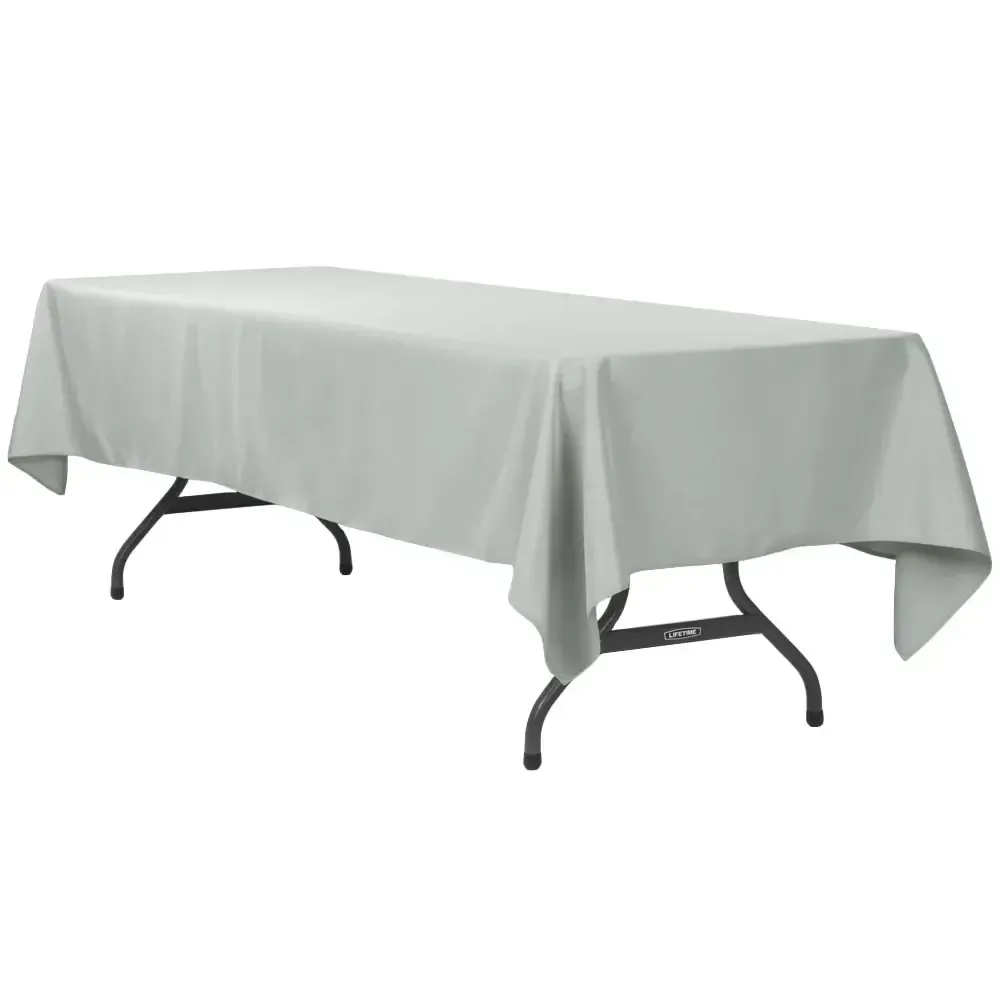 Rectangular Tablecloth Gray 8ft