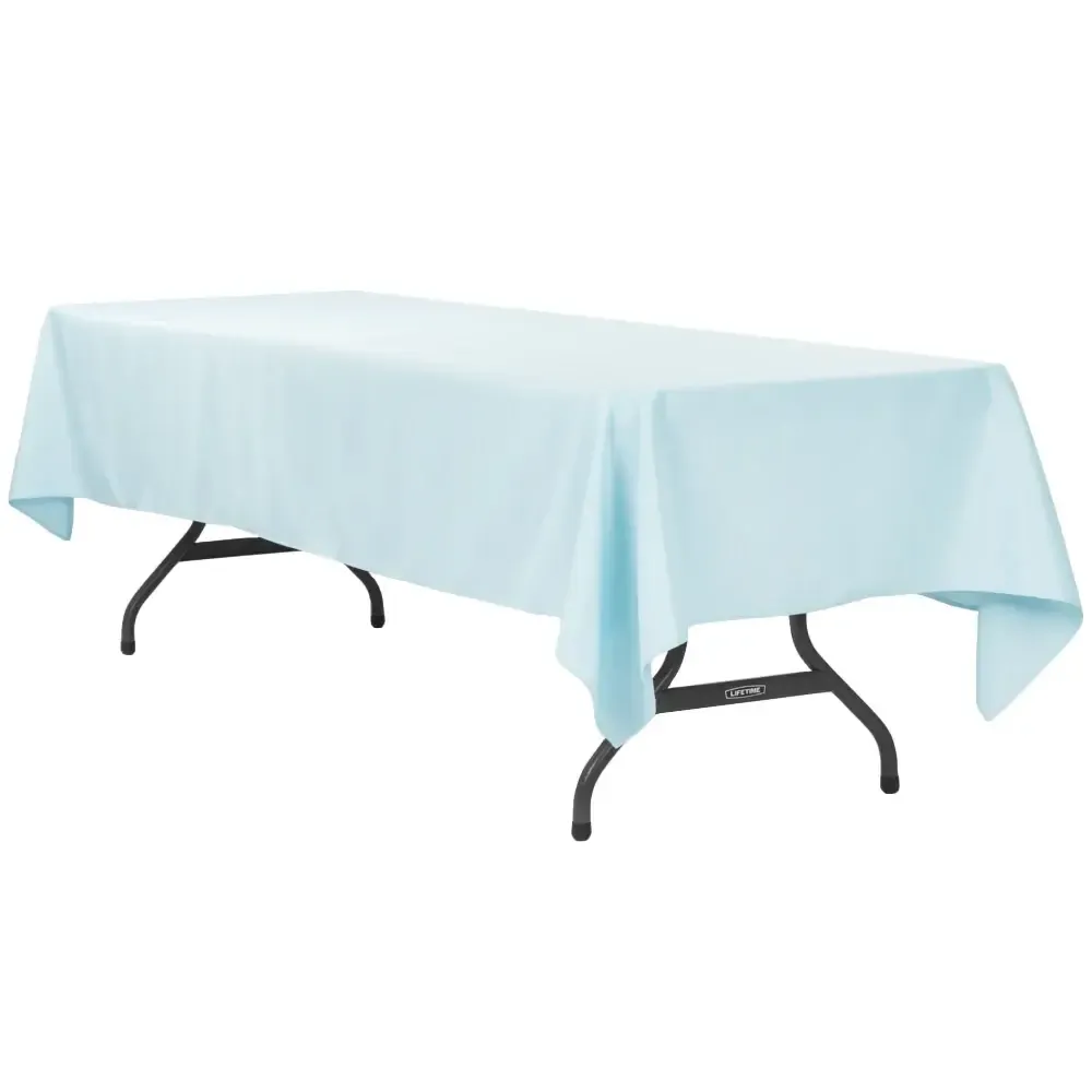 Tablecloth Rectangular 6ft Baby Blue