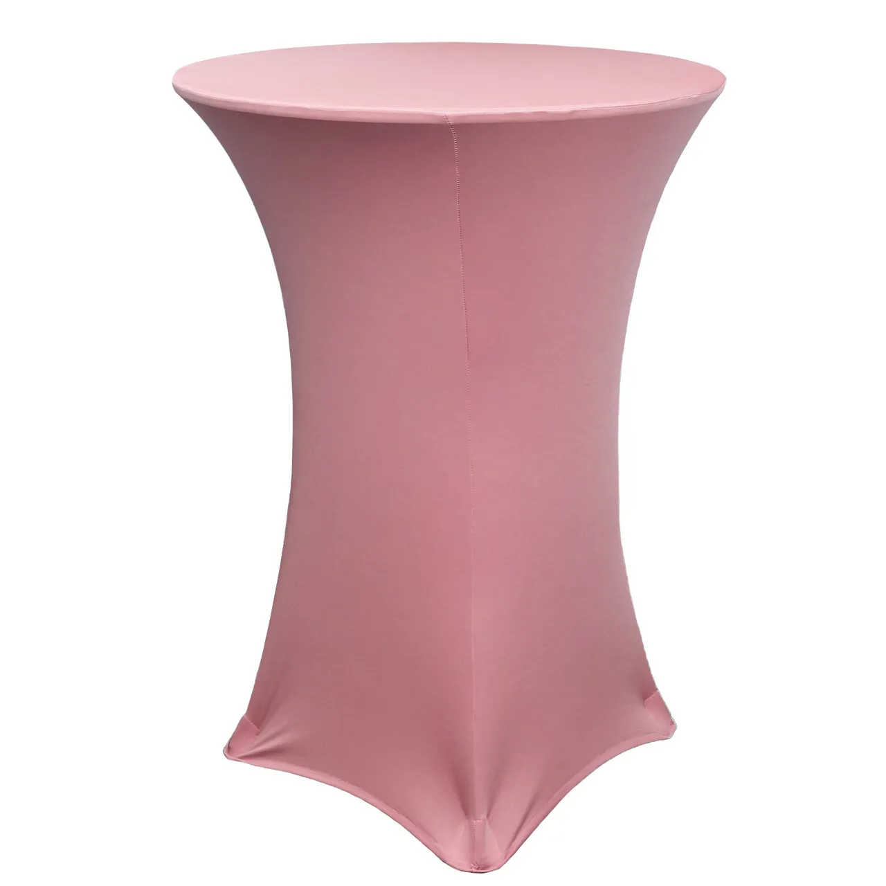 Cocktail Table Spandex Cover Dusty Rose