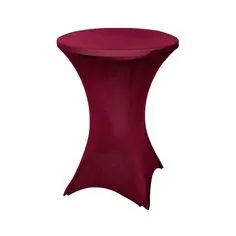  Cocktail Table Spandex Burgandy