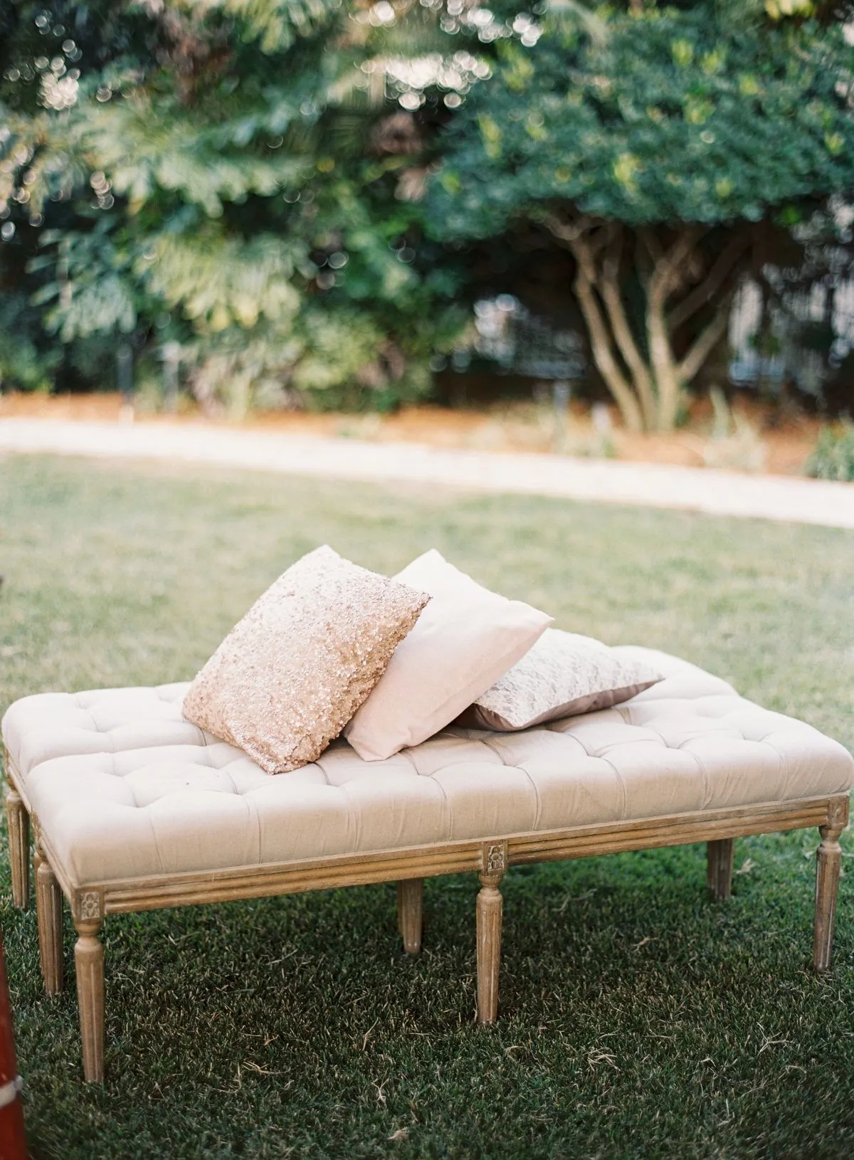 Wedding Bench White 