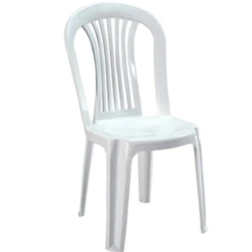 White Plastic Chairs (Armless)