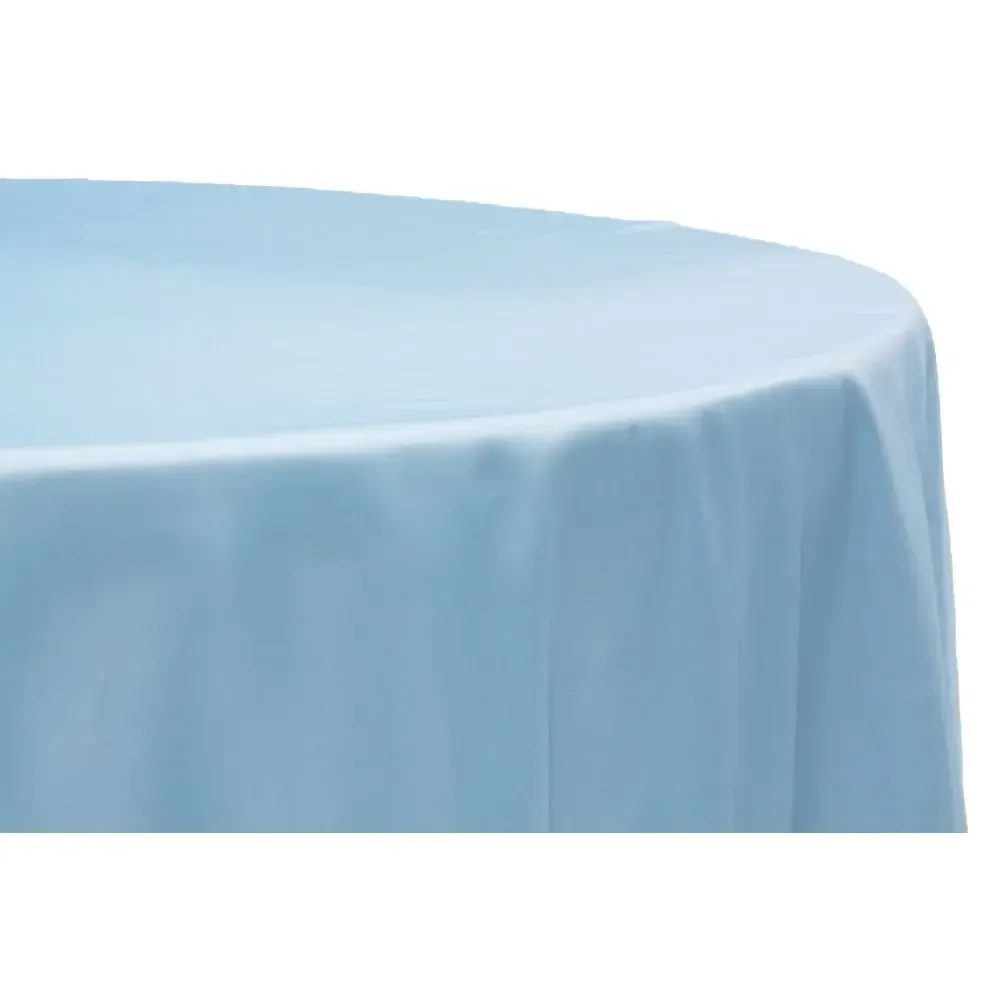 Tablecloth Round Baby Blue 120"