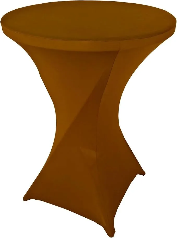 Cocktail Table Spandex Cover Brown