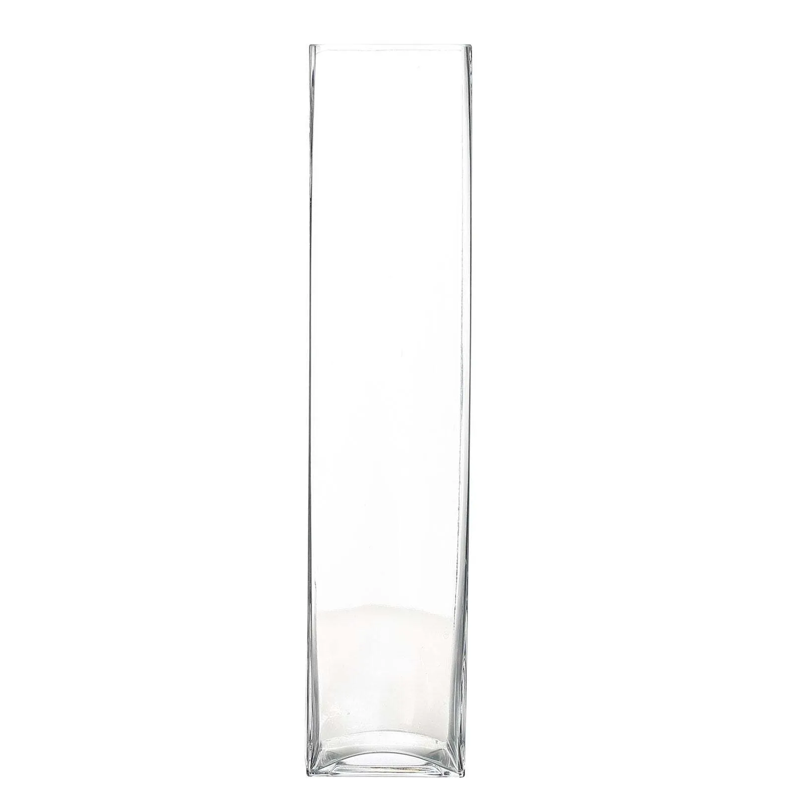 Square Glass Cylinder Vases 18”