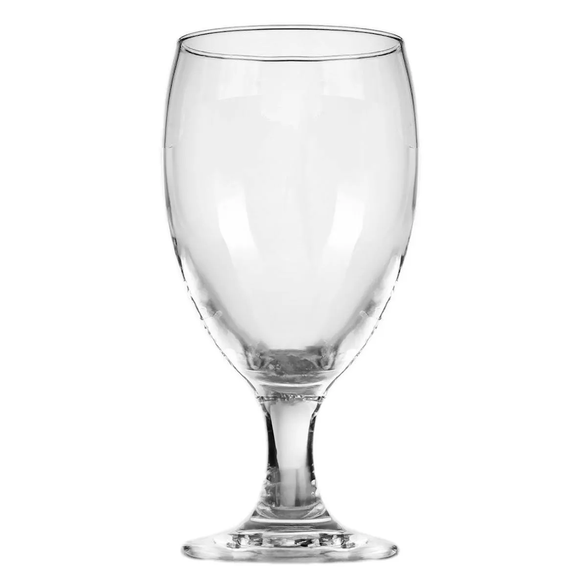 Glass Water Goblet Clear 