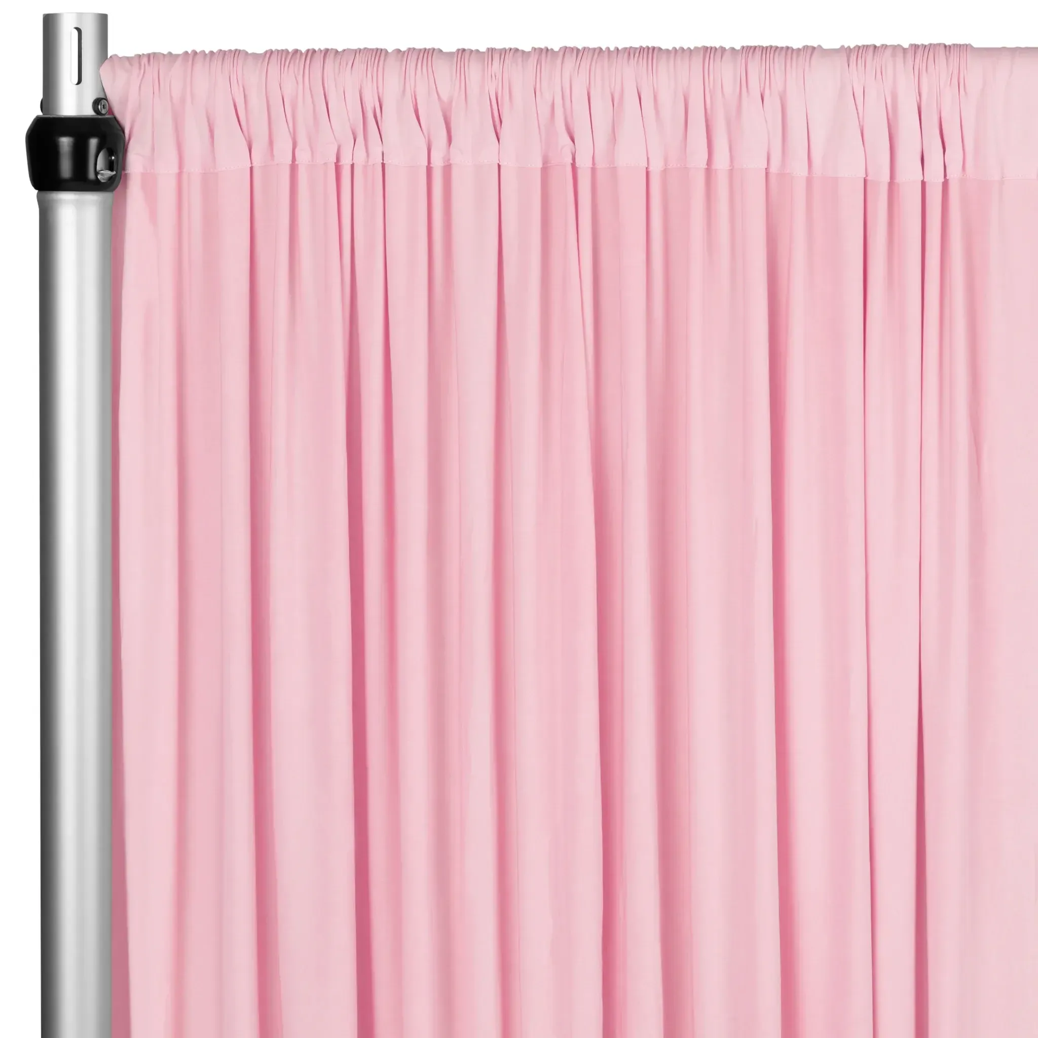 Stretch Backdrop Curtain  Pink