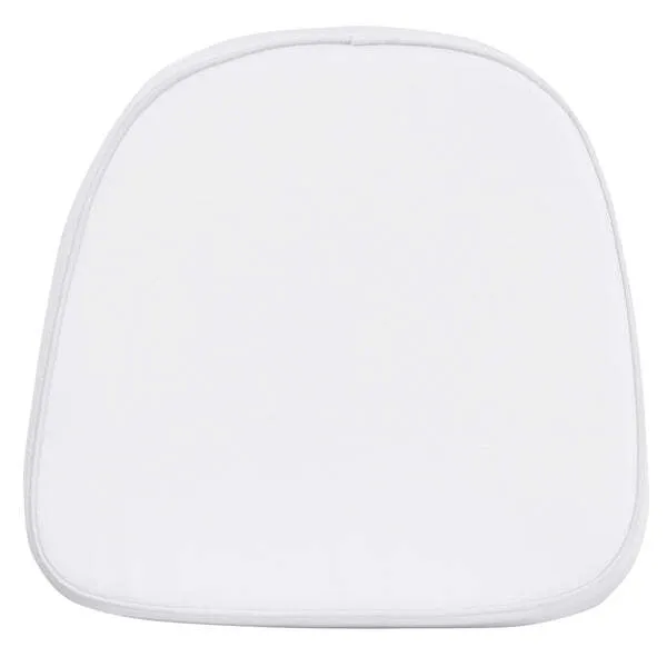 White Fabric Chiavari Chair Cushion