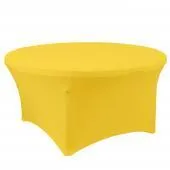 Spandex Round Yellow 5ft