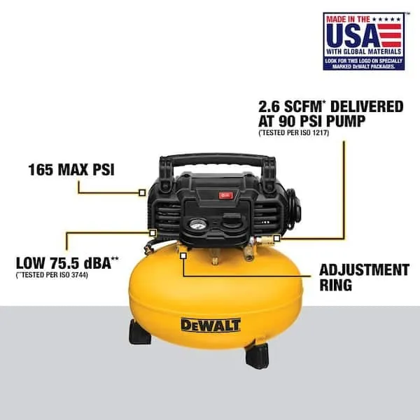6 Gallon Pancake Air Compressor