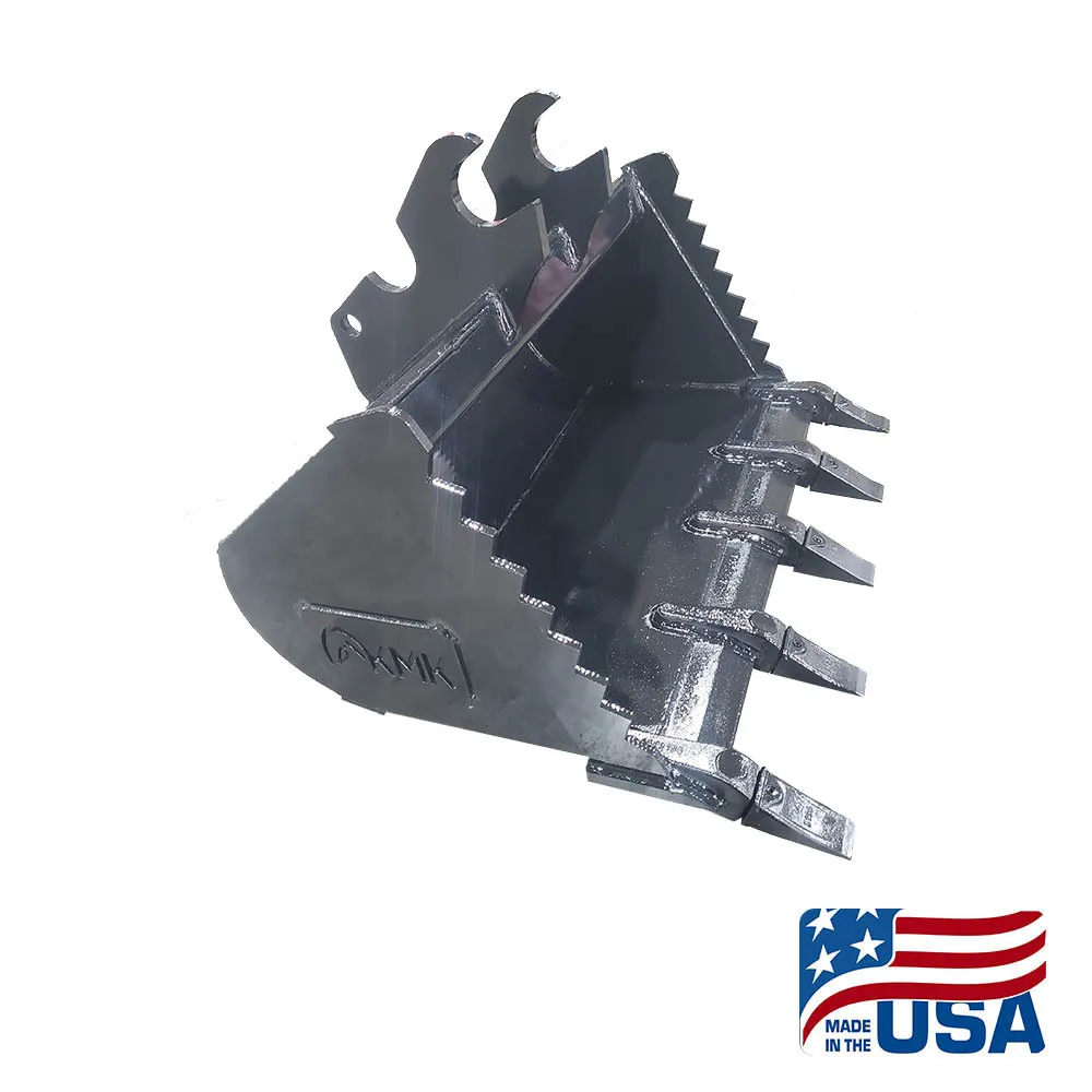 24" Toothed Bucket (Excavator Attachment)
