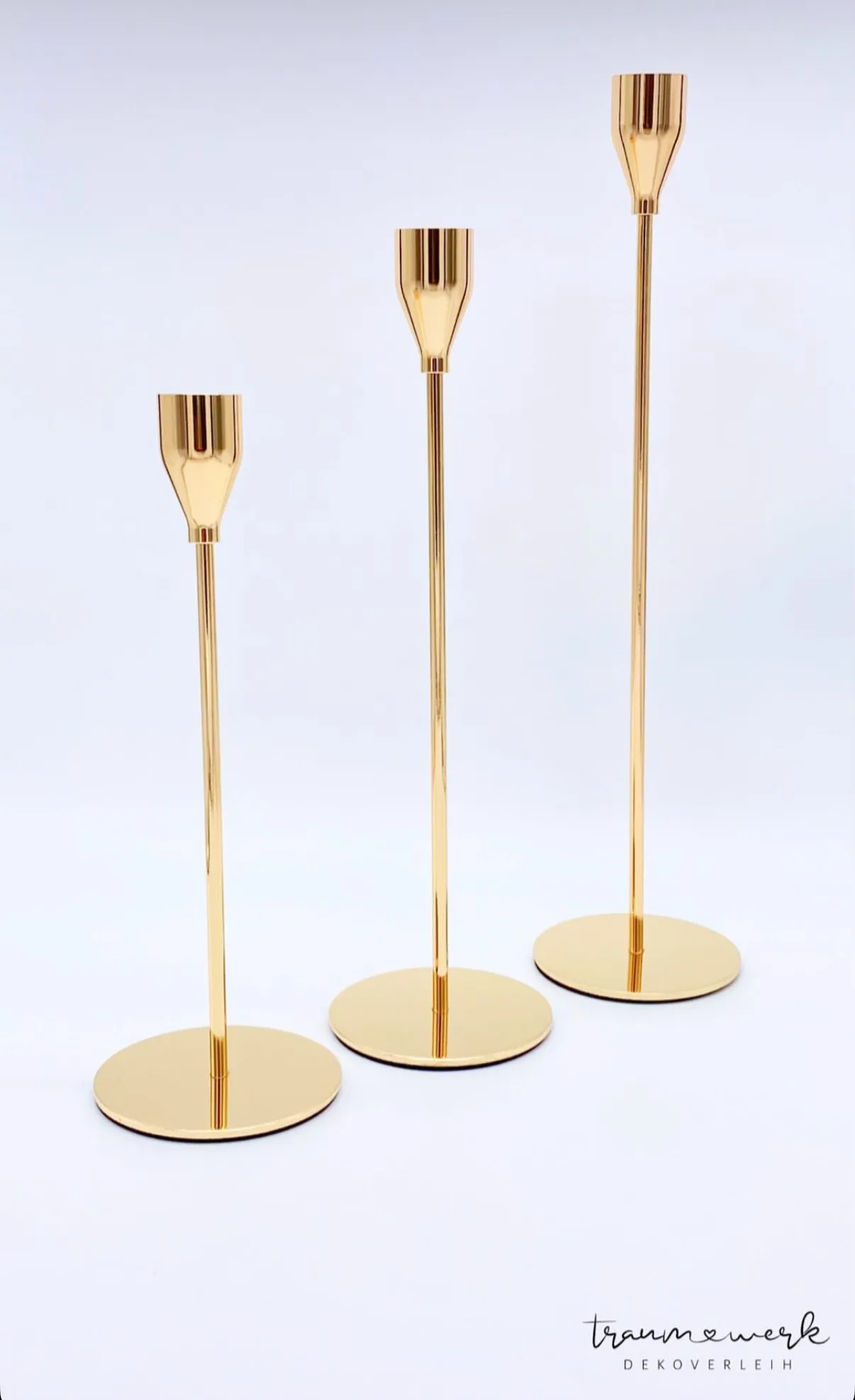 Kerzenständer Gold L