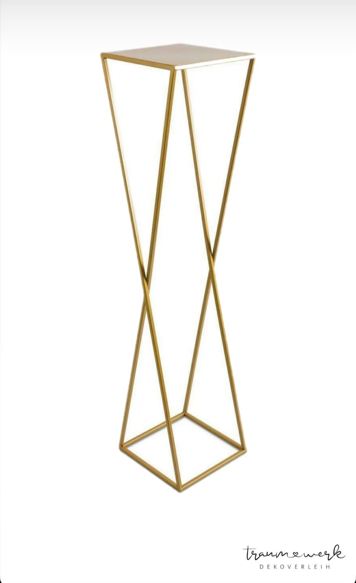 Säule X Gold 100cm.