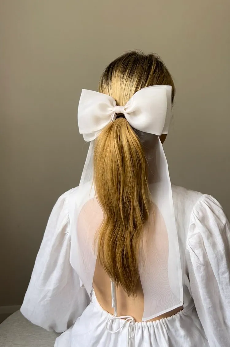Cilla Double Organza Bow