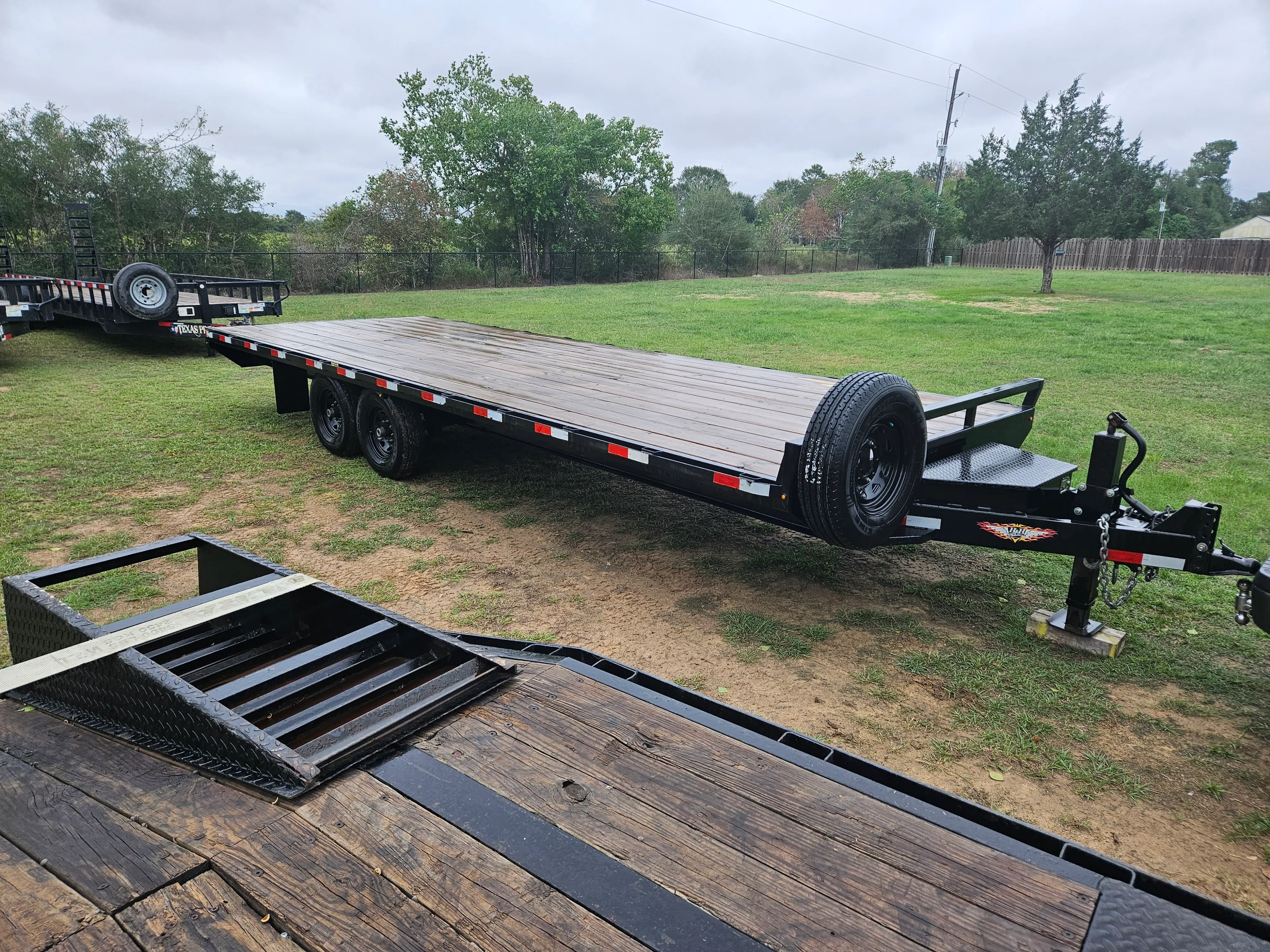 24 ft x 102" Flatbed Deck Over Trailer