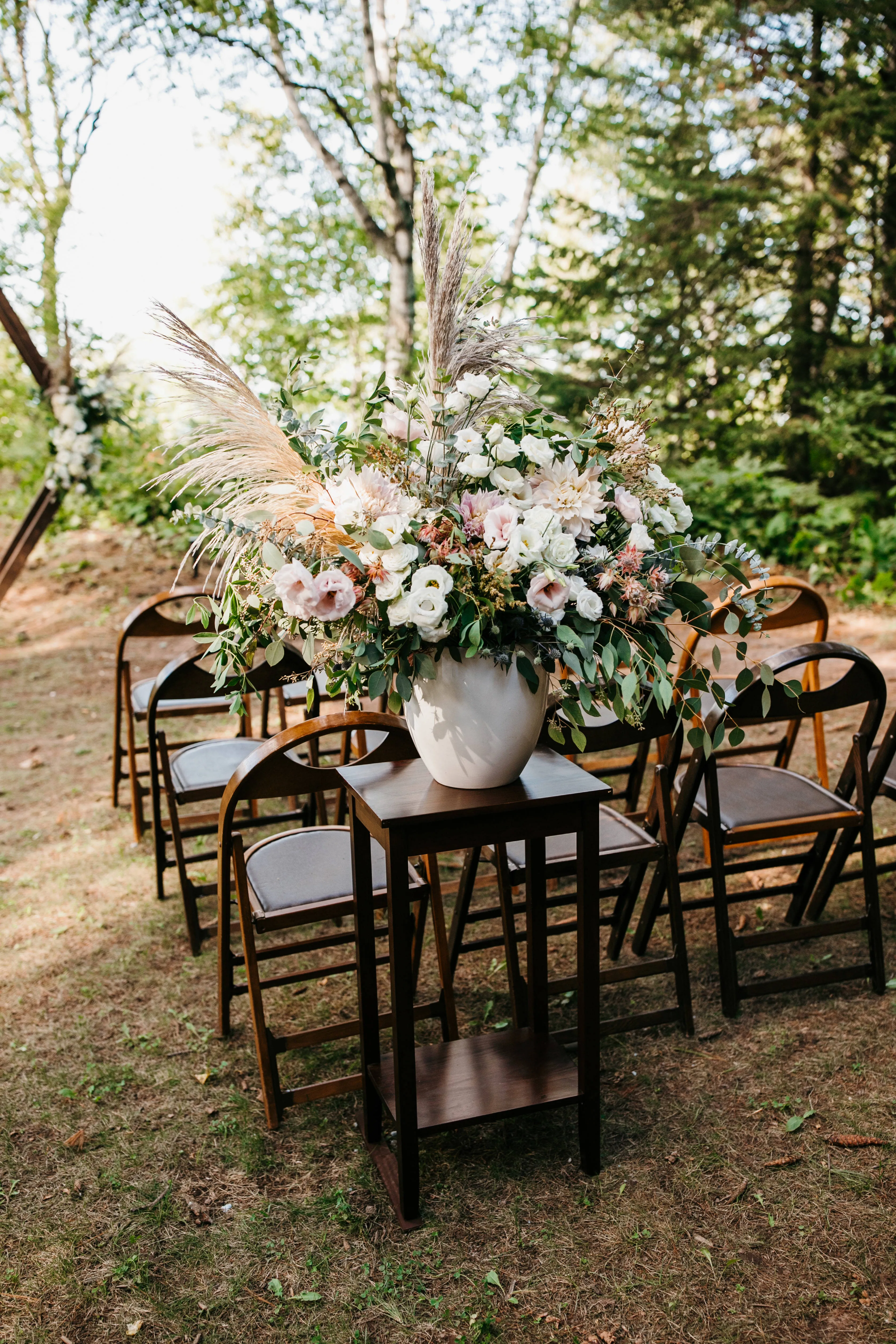 Brown Wood Side Tables