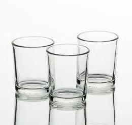 Clear votive Candle Holders
