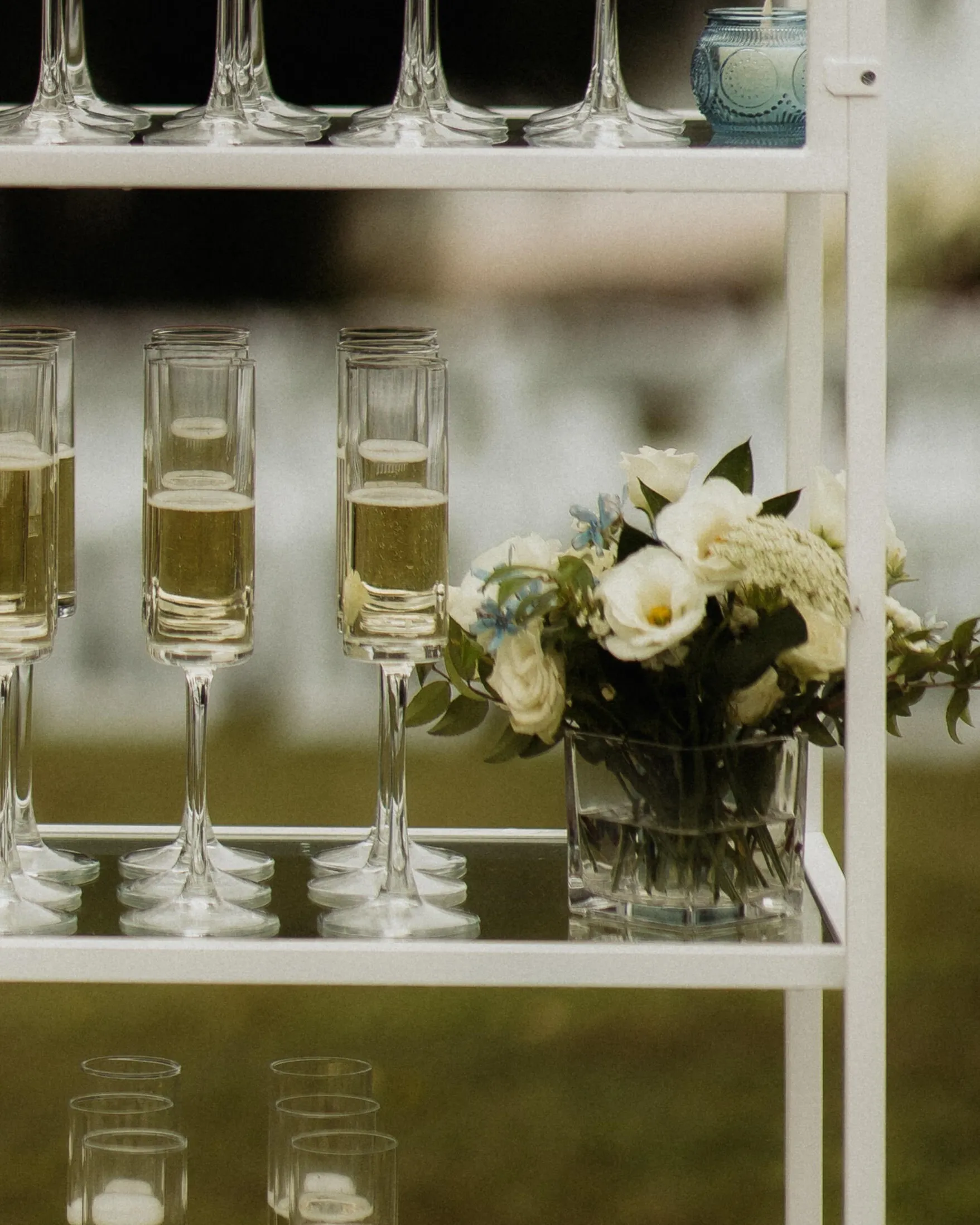 3" Square Glass Vase