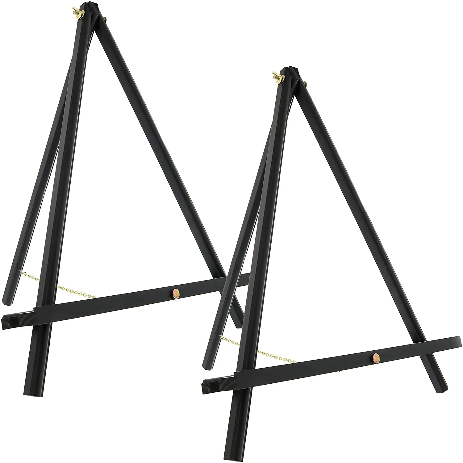 Medium Tabletop Black Wood Easel