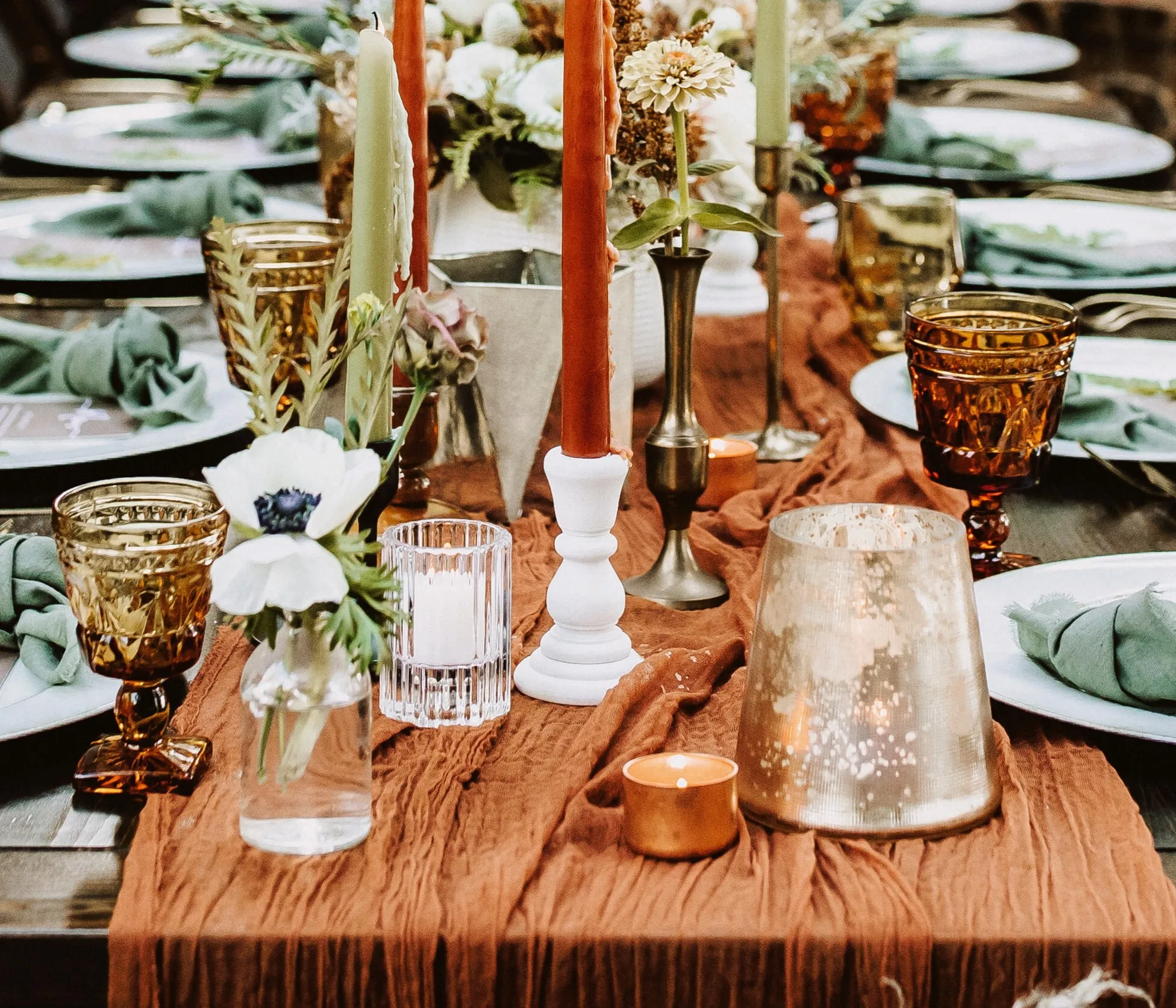 Copper Tealight Holders