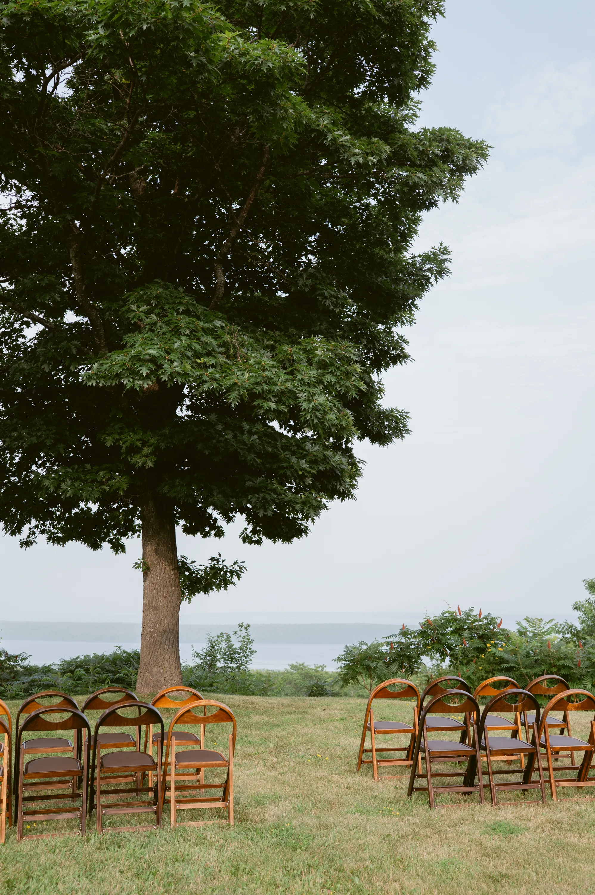 Vintage Wood Folding Chairs