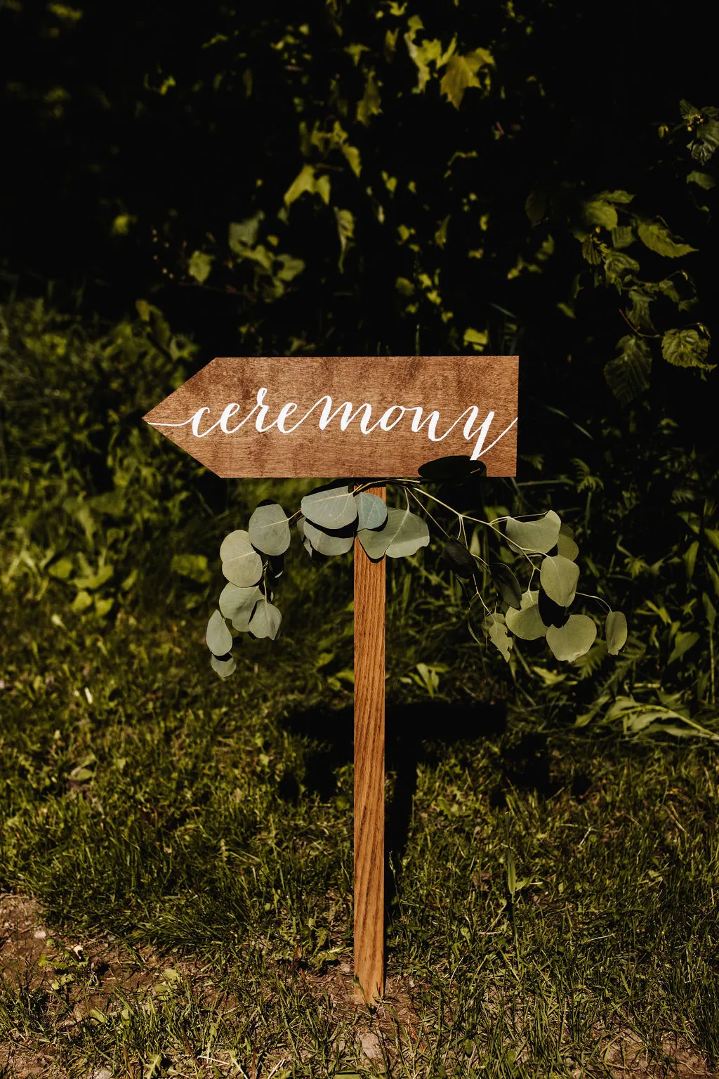 Directional Sign - Ceremony