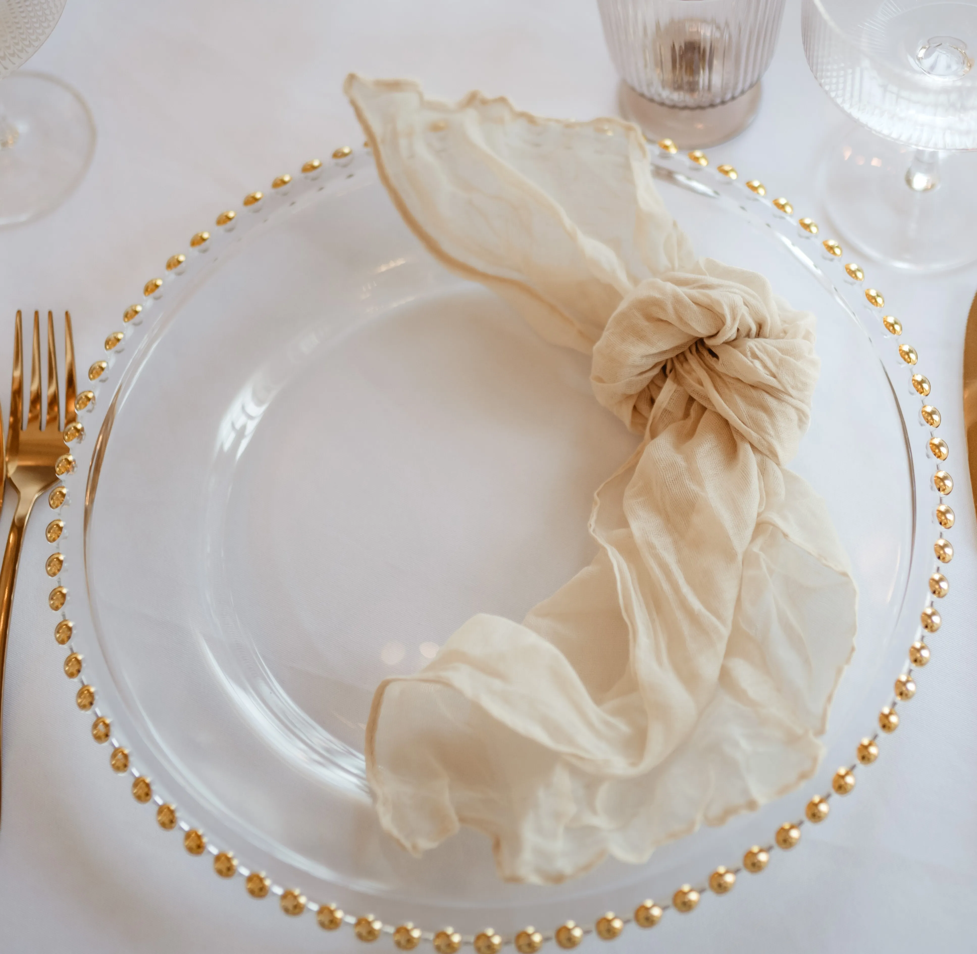 Beige Cheesecloth Napkin