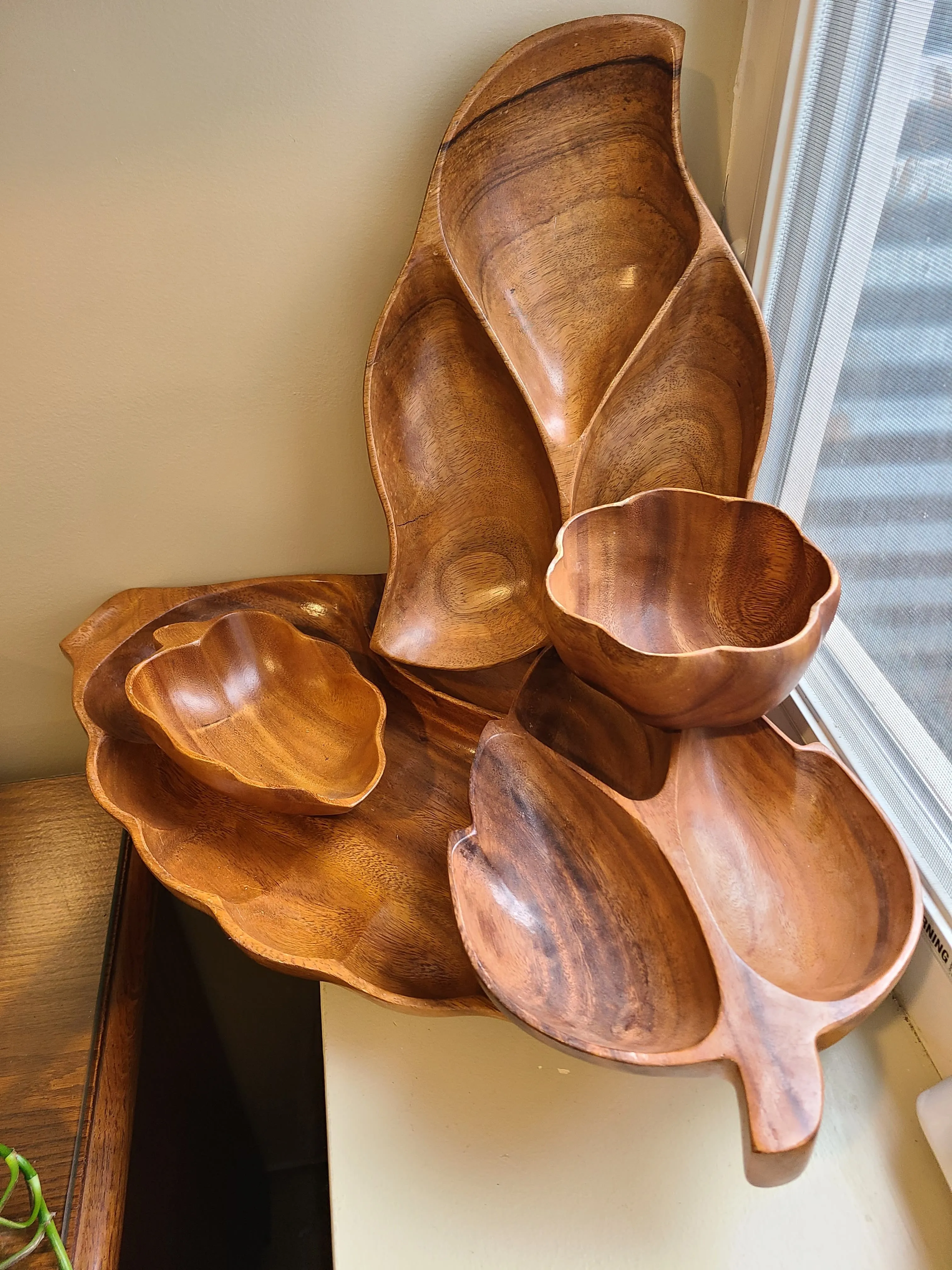 Vintage Wood Bowls/Platters