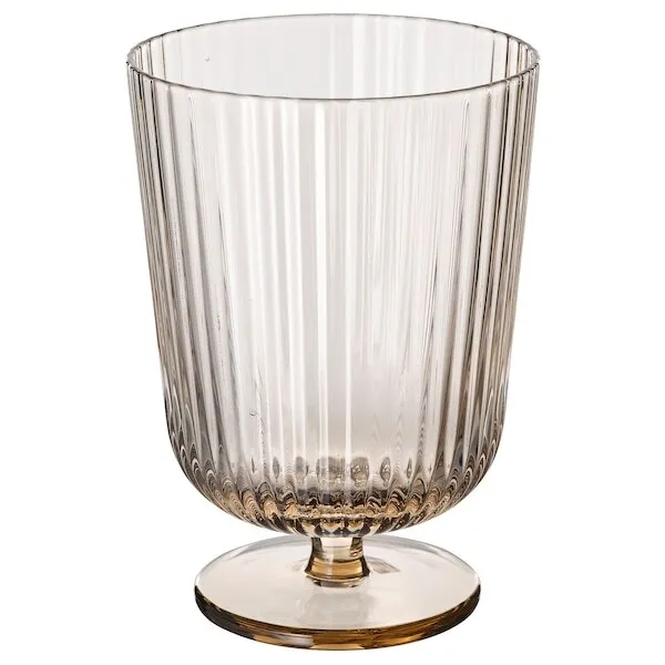 Light Brown Colored  Glass Goblets