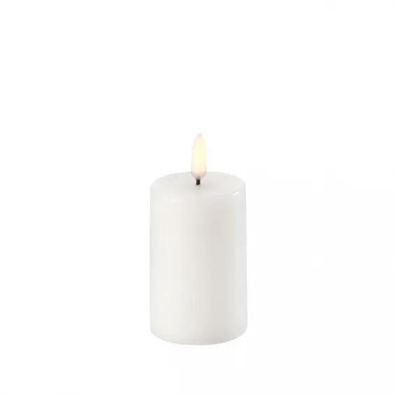2" x 4" Slim White Pillar Candle