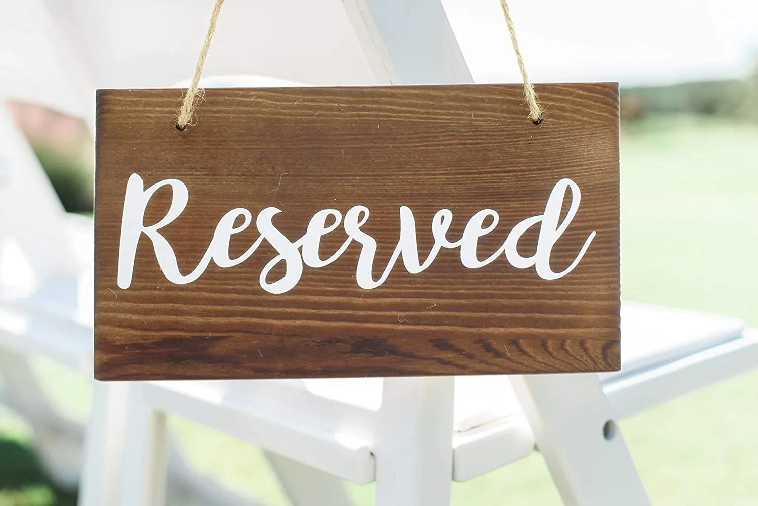 Small Reserved Sign