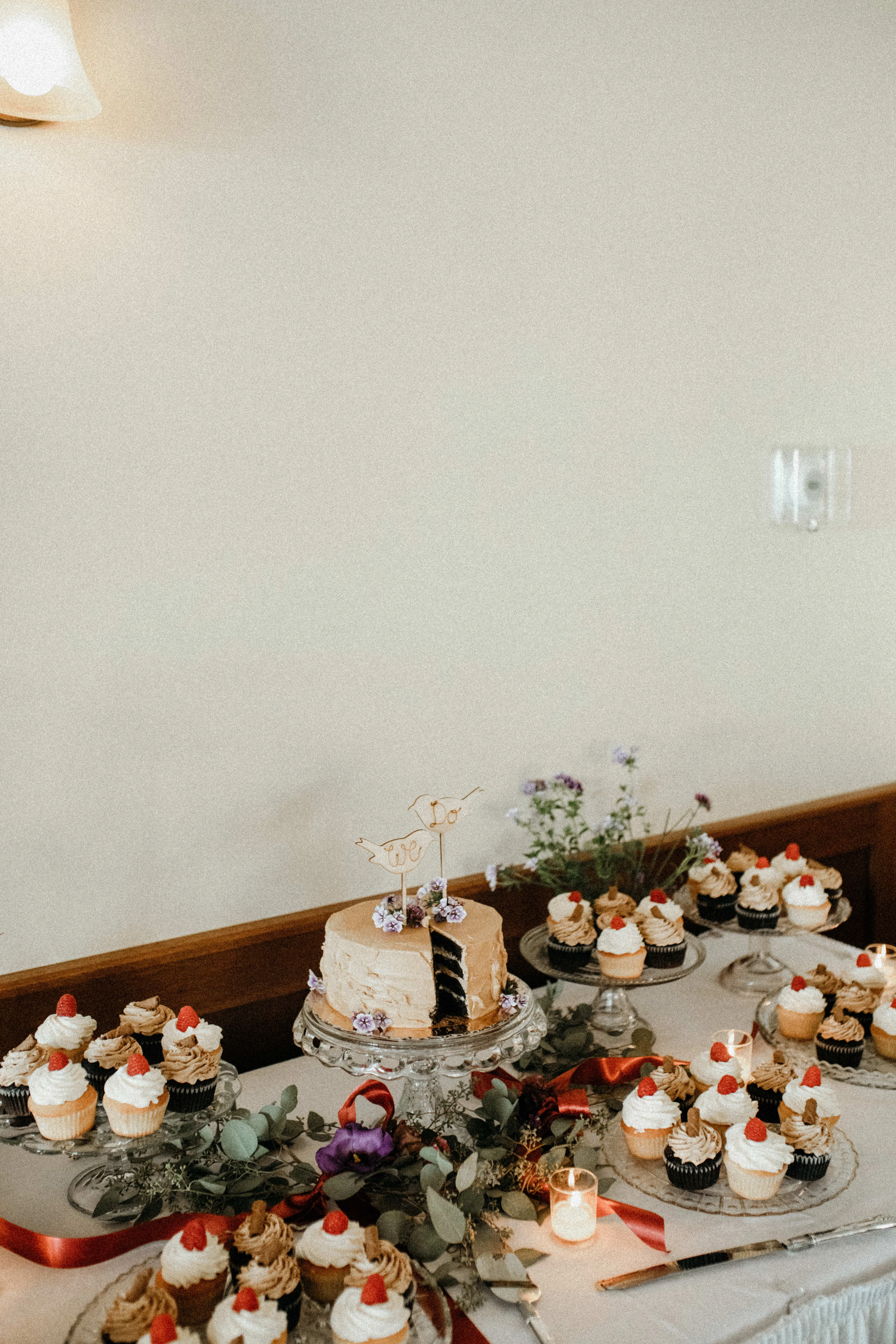 Glass Cake/Dessert Stands + Plates