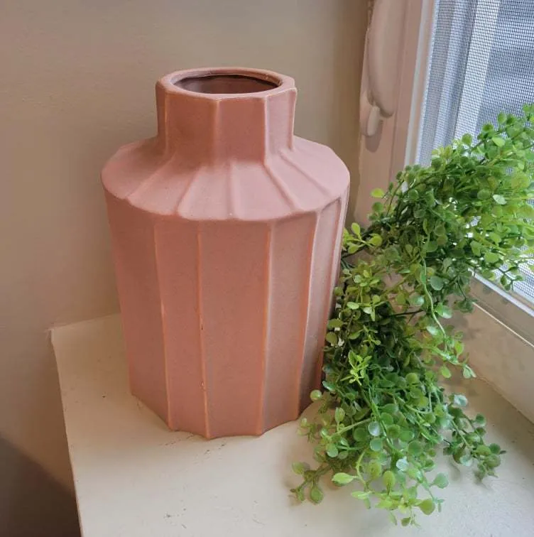 Large terracotta vase