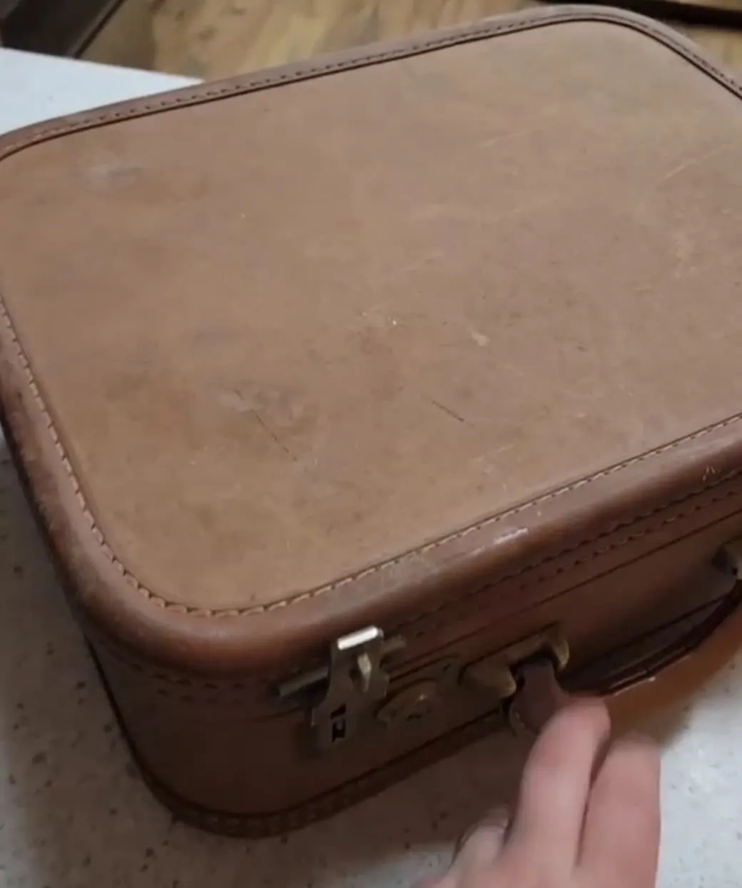 Brown Vintage Suitcase