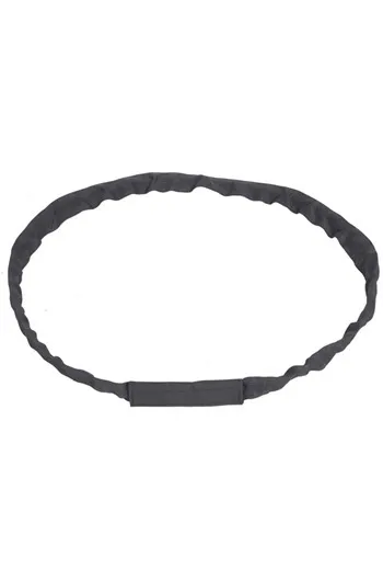 Soft Steel Core Black Round Sling 2 Tonne x 2m (inc 1x 2T Shackle)