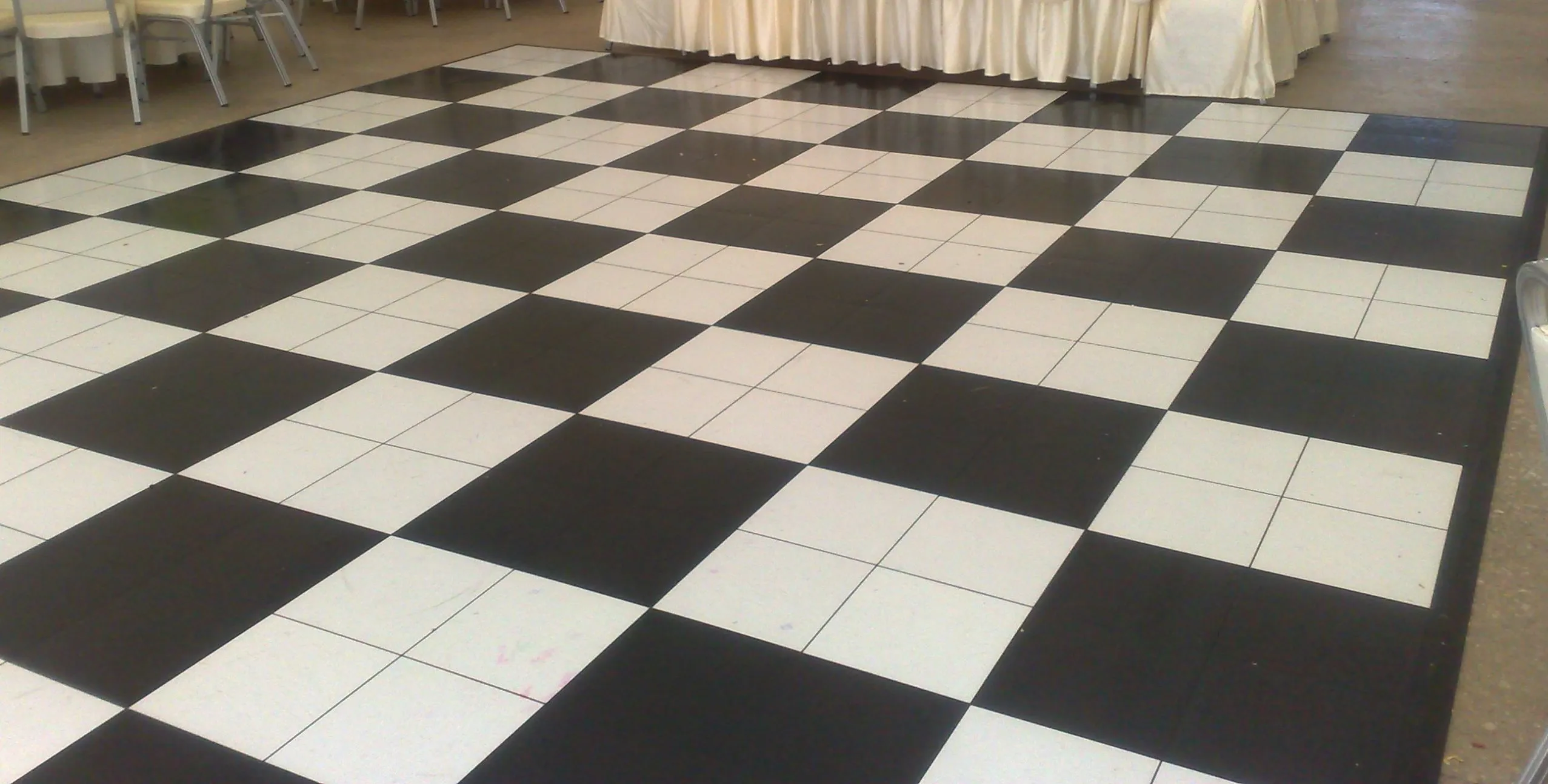 Black and White Dance Floor