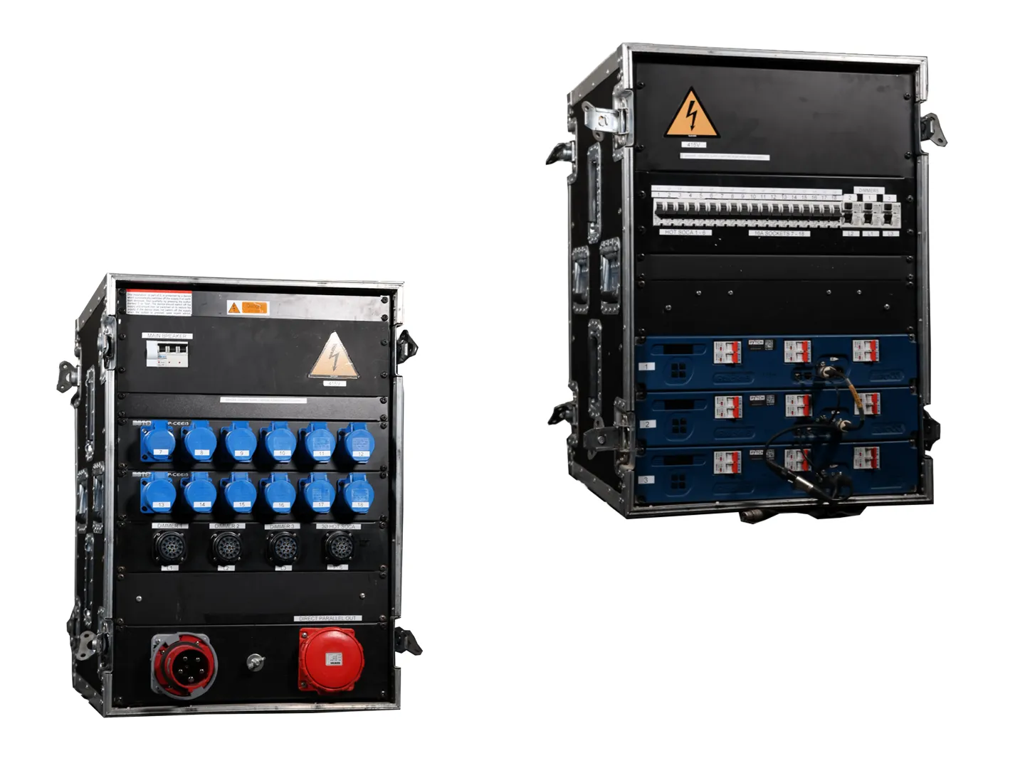 63/3 Power Distro & Dimmer Rack Combined