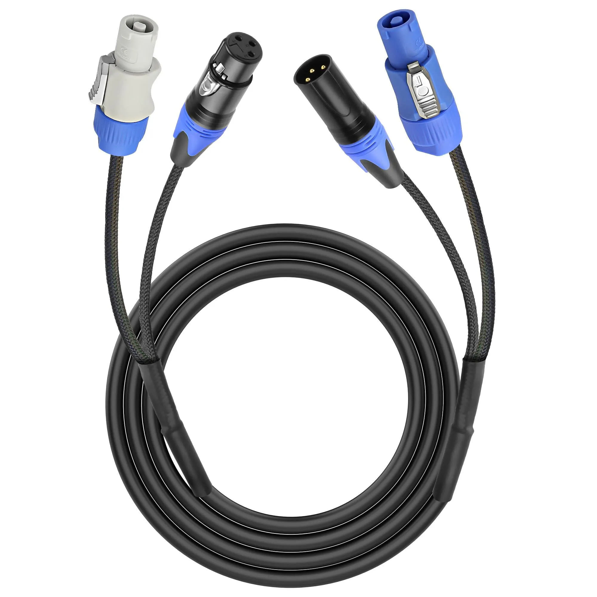 PowerCon & 3pin XLR Combi Cable