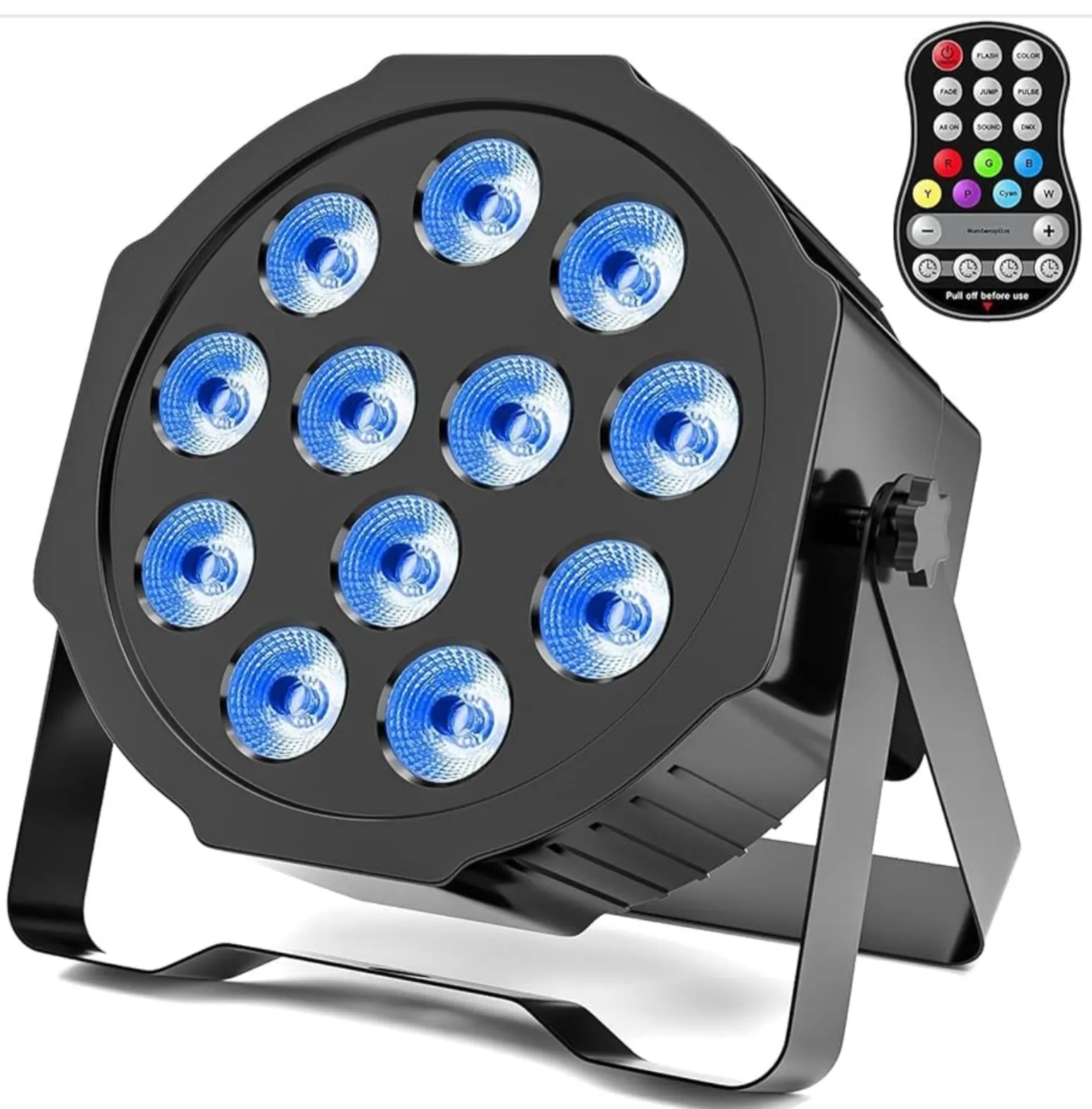 Rechargable Battery LED Par (12x 4 in 1 RGBW)