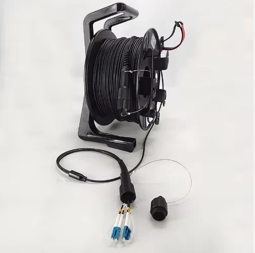 200m 8core LC to LC Fiber Multicore Reel