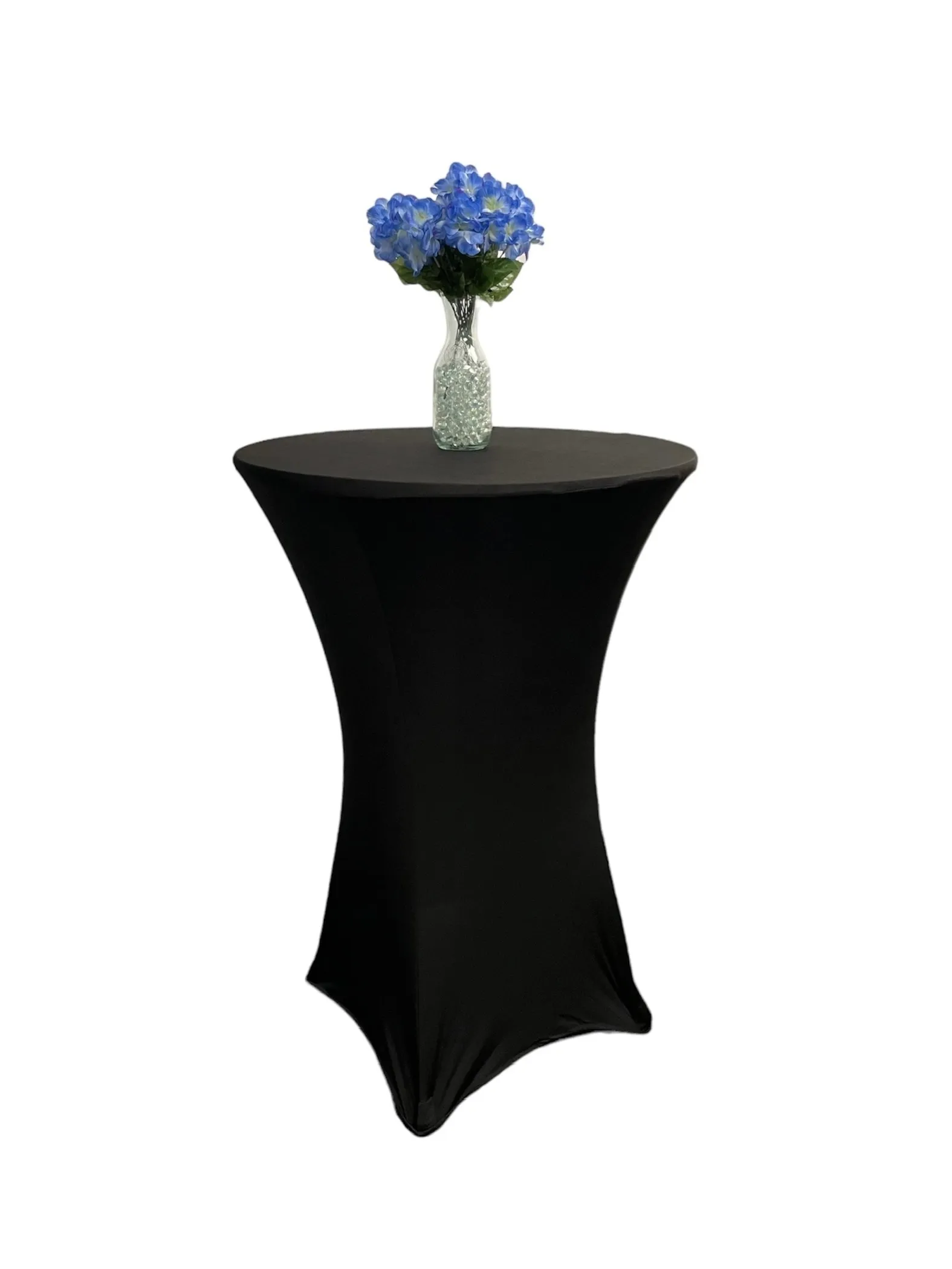 Spandex Cocktail Table Linen - Black