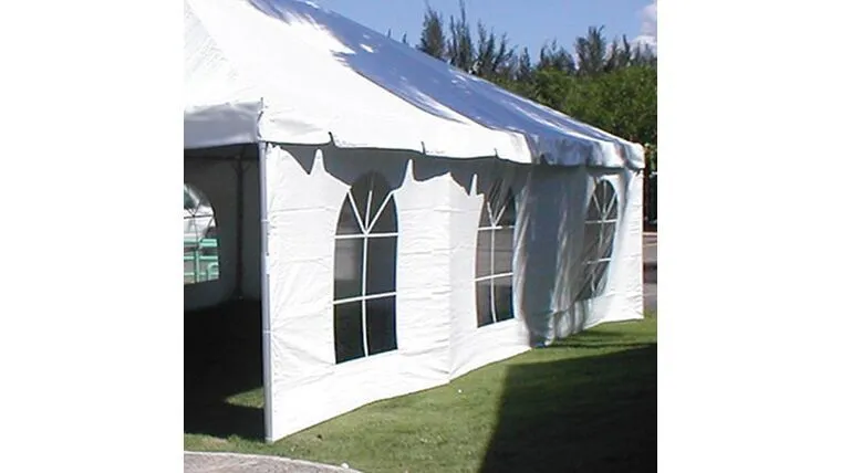 8' x 20' Frame Tent Window Side Wall