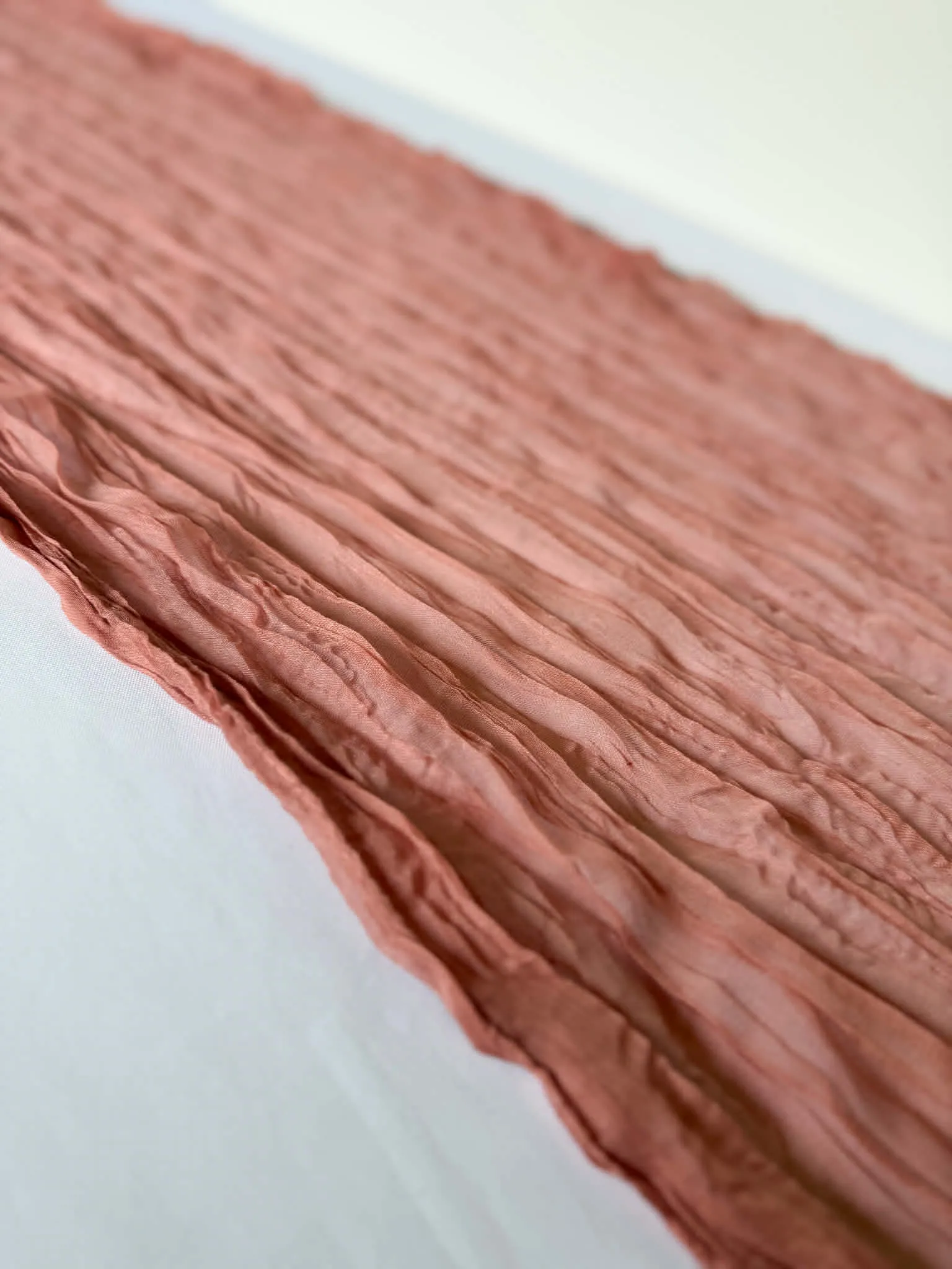 Dusty Pink Cheesecloth Runner
