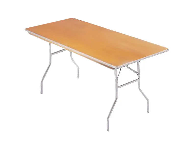 6ft   Banquet Table wooden