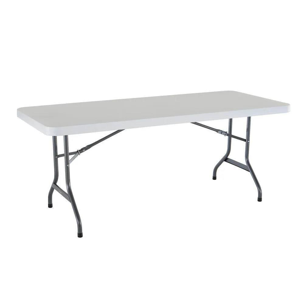 6ft   Banquet Table (LifeTime) – White/Black