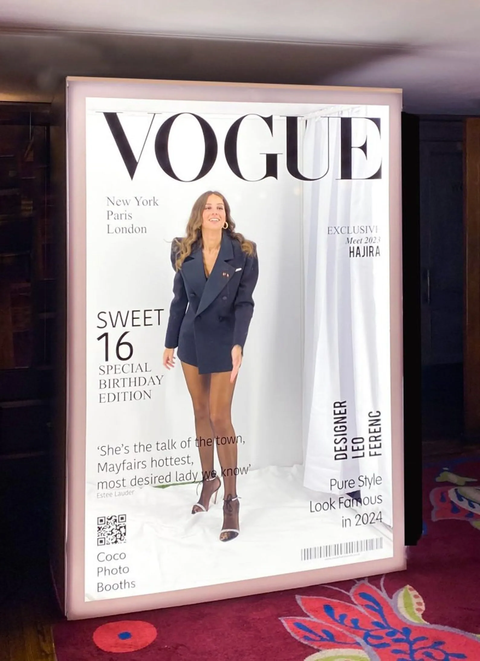 PHOTOCALL AL ESTILO DE REVISTA