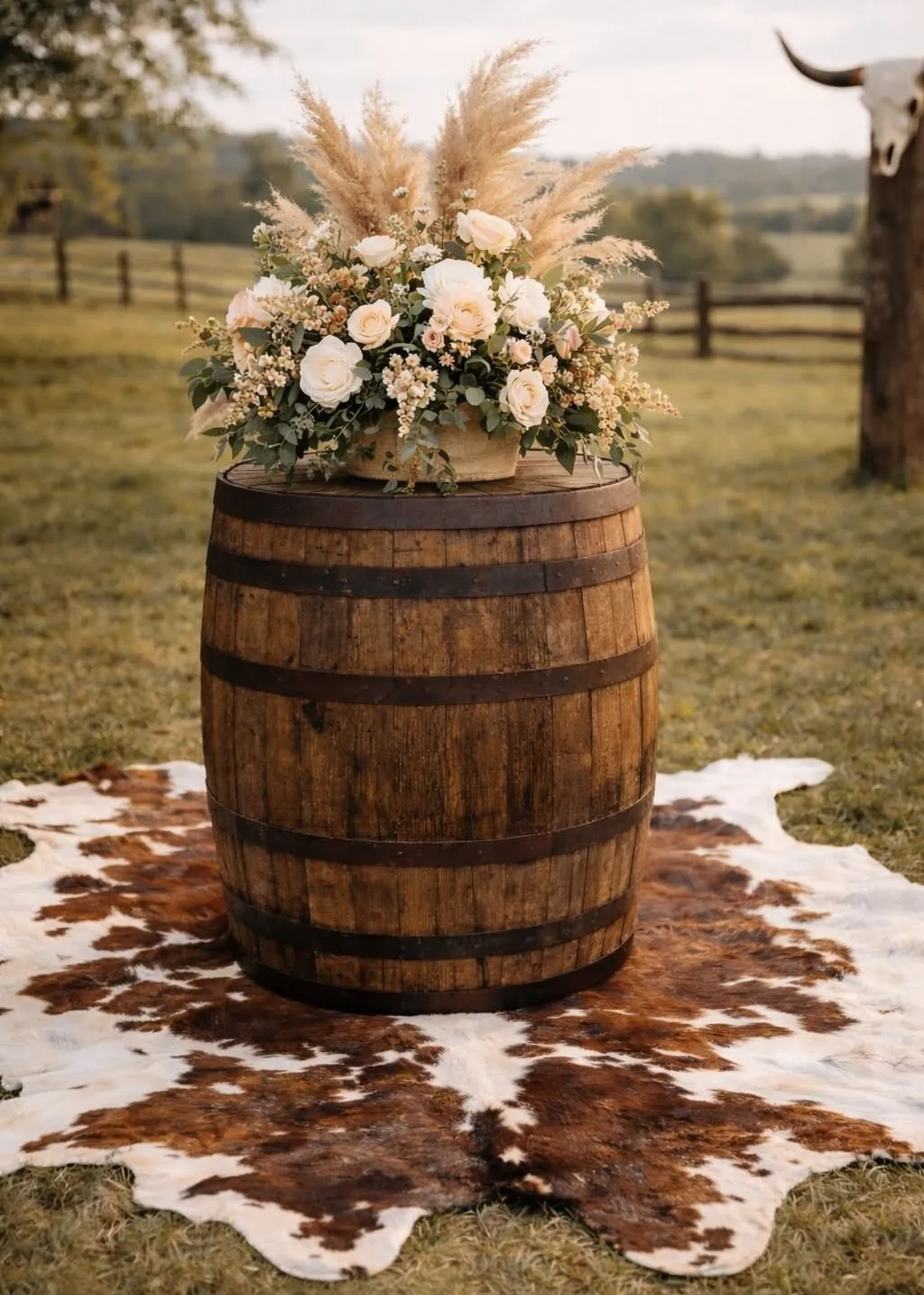 Whiskey Barrels, Floral Toppers & Portable Bars