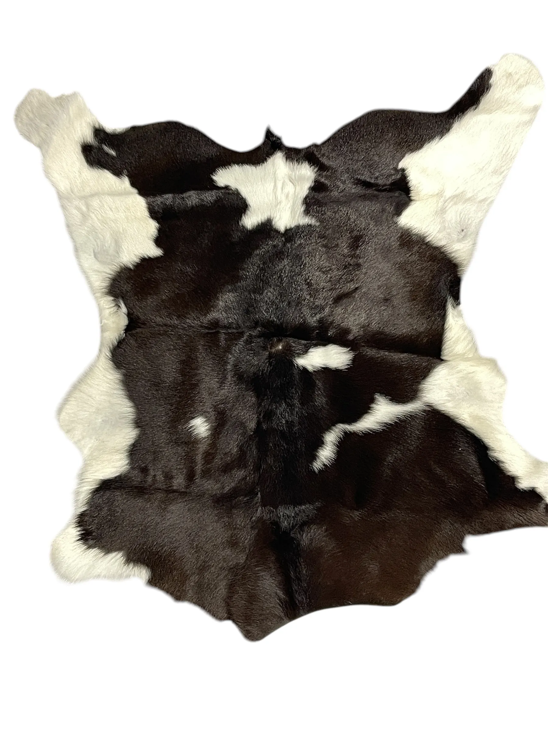 Cowhide - Dark Brown & White